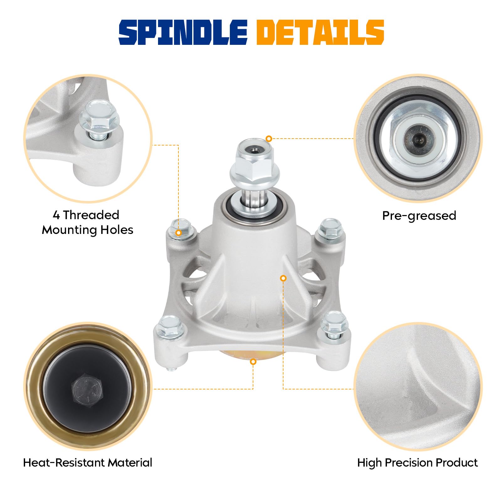 Amazon.com : 604214 Spindle Assembly for Hustler Raptor Limited